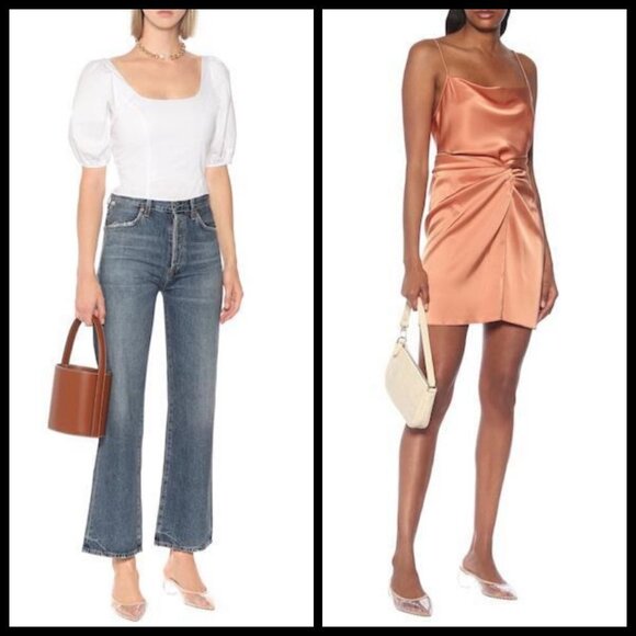 Cult Gaia Silver and Cream Mules - Picture 5 of 16